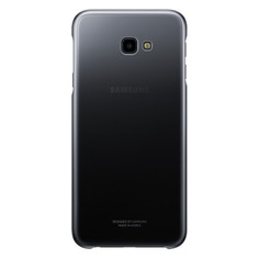 Чехол (клип-кейс) SAMSUNG Gradation Cover, для Samsung Galaxy J4+ (2018), черный [ef-aj415cbegru]