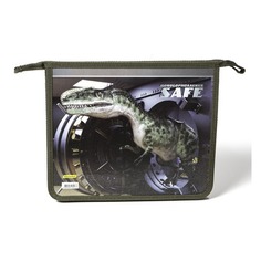 Папка для тетрадей Silwerhof 671703 Динозавр 1 A5 230х195х40мм 1отд. пласт./лам.карт. на молнии