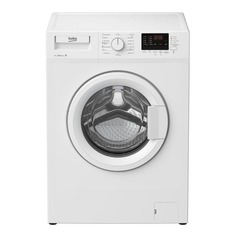 Стиральная машина BEKO WRS 54P2 BWW, фронтальная загрузка, белый