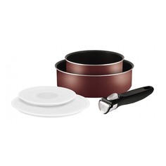 Набор посуды TEFAL Ingenio Red 04162840, 5 предметов