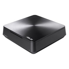 Неттоп ASUS VivoMini VM65-G096M, Intel Core i5 7200U, DDR4 8Гб, 128Гб(SSD), Intel HD Graphics 620, noOS, темно-серый [90ms00t1-m00960]