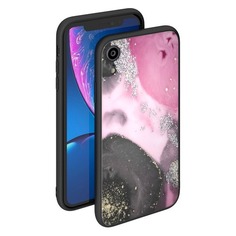 Чехол (клип-кейс) DEPPA Glass Case, для Apple iPhone XR, розовый [86509]