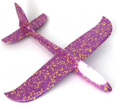 Игрушка Element13 Самолет планер с музыкой LED Lilac 00039
