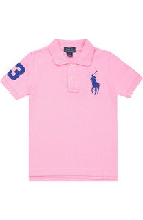 Хлопковое поло с короткими рукавами Polo Ralph Lauren