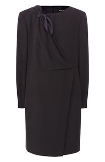 Платье из смеси вискозы и шелка Giorgio Armani
