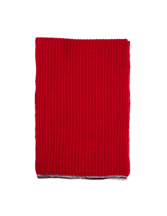 Красный кашемировый шарф Maison Margiela