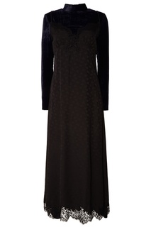 Черное бархатное платье Stella Mc Cartney