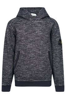 Худи с логотипом Stone Island Kids