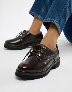 Массивные туфли на шнуровке Park Lane - Красный