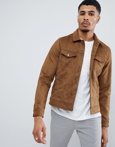 Куртка из искусственной замши в стиле вестерн New Look - Рыжий