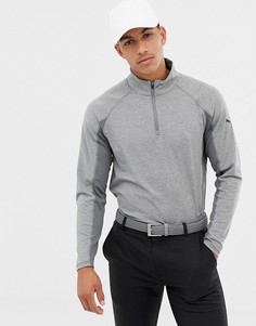 Серый свитшот с короткой молнией Puma Golf - Серый