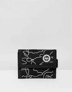 Черный камуфляжный бумажник Hype - Черный