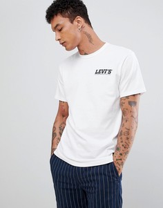 Белая футболка с логотипом Levis Skateboarding - Белый