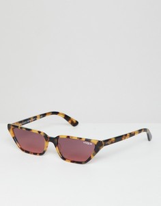 Солнцезащитные очки кошачий глаз в черепаховой оправе Vogue Eyewear 0VO5235S by Gigi Hadid - Коричневый