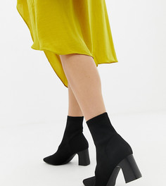 Черные ботильоны для широкой стопы RAID - Черный