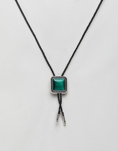 Ожерелье с подвеской в стиле вестерн 7X - Зеленый