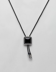 Ожерелье с подвеской в стиле вестерн 7X - Черный