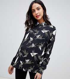 Рубашка с принтом леопардов ASOS DESIGN Maternity - Мульти
