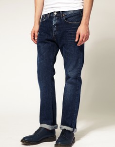Классические джинсы винтажного стиля в крапинку Paul Smith Jeans - Синий