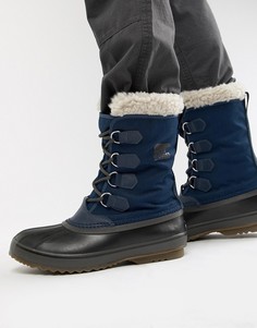 Синие нейлоновые зимние ботинки SOREL Pac - Синий