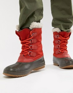 Красные нейлоновые зимние ботинки SOREL - Красный