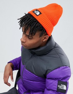 Оранжевая шапка-бини с логотипом The North Face - Оранжевый