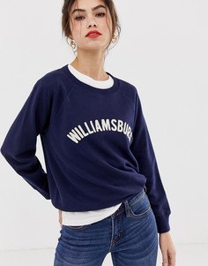 Свитшот J.Crew Mercantile williamsburg - Темно-синий