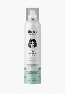 Сухой шампунь ikoo infusions Dry Shampoo Foam, пенка Увлажнение и блеск 150 мл