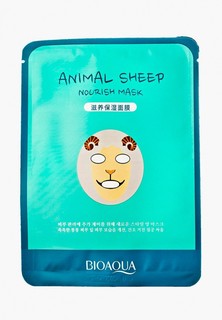 Маска для лица Bioaqua Осветляющая. Animal Face Sheep. 30 гр