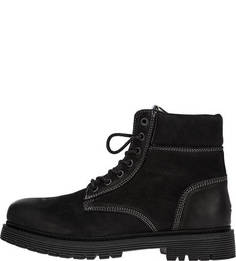 Черные ботинки из нубука Tommy Jeans