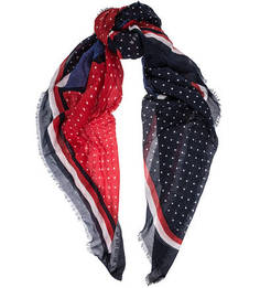 Платок из легкой ткани в горошек Tommy Hilfiger