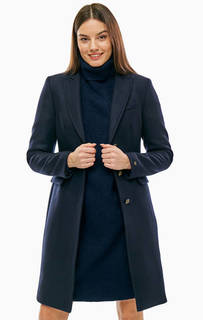 Классическое шерстяное пальто с карманами Tommy Hilfiger