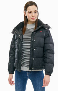 Зимний пуховик со съемным капюшоном Levis