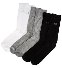 Комплект из шести пар хлопковых носков Calvin Klein