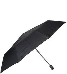 Складной автоматический зонт с куполом черного цвета Doppler