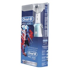 Электрическая зубная щетка ORAL-B в подарочной упаковке PRO 610 CrossAction белый