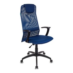 Кресло руководителя БЮРОКРАТ KB-8, на колесиках, сетка, синий [kb-8/db/tw-10n]