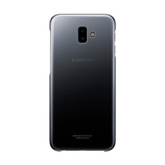 Чехол (клип-кейс) SAMSUNG Gradation Cover, для Samsung Galaxy J6+ (2018), черный [ef-aj610cbegru]