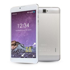 Планшет GINZZU GT-7105, 1GB, 8GB, 3G, Android 6.0 серебристый [00-00000826]