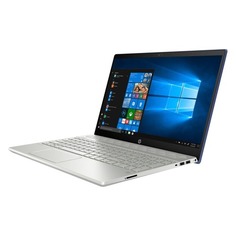 Ноутбук HP 15-cs0010ur, 15.6&quot;, IPS, Intel Core i3 8130U 2.2ГГц, 8Гб, 1000Гб, 128Гб SSD, Intel UHD Graphics 620, Windows 10, 4GN90EA, синий