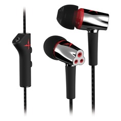 Наушники с микрофоном CREATIVE In Ear Sound BlasterX P5, 70GH035000000, вкладыши, черный / красный