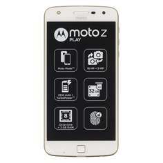 Смартфон MOTOROLA MOTO Z Play белый/золотистый