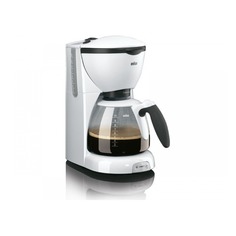 Кофеварка BRAUN KF520/1, капельная, белый [0x13211005]