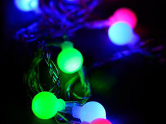 Гирлянда Космос Экономик Шарики Cherry 30 LED Multicolor KOC_GIR30LEDBALL_RGB