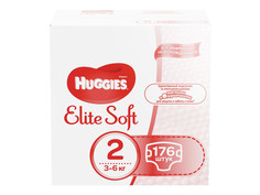 Подгузники Huggies Elite Soft 2 3-6кг 176шт