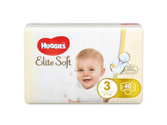 Подгузники Huggies Elite Soft 3 5-9кг 40шт