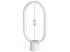 Настольная лампа Allocacoc Heng Balance Lamp Ellipse Plastic USB White DH0040WT/HBLEUB