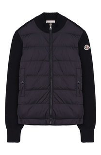 Утепленный кардиган Moncler Enfant