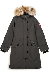 Пуховая парка Brittania с меховой отделкой капюшона Canada Goose