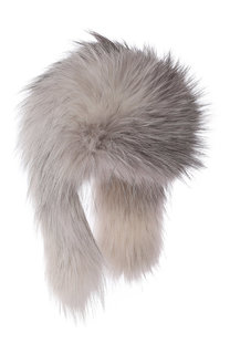 Шапка-ушанка из меха лисы Kussenkovv